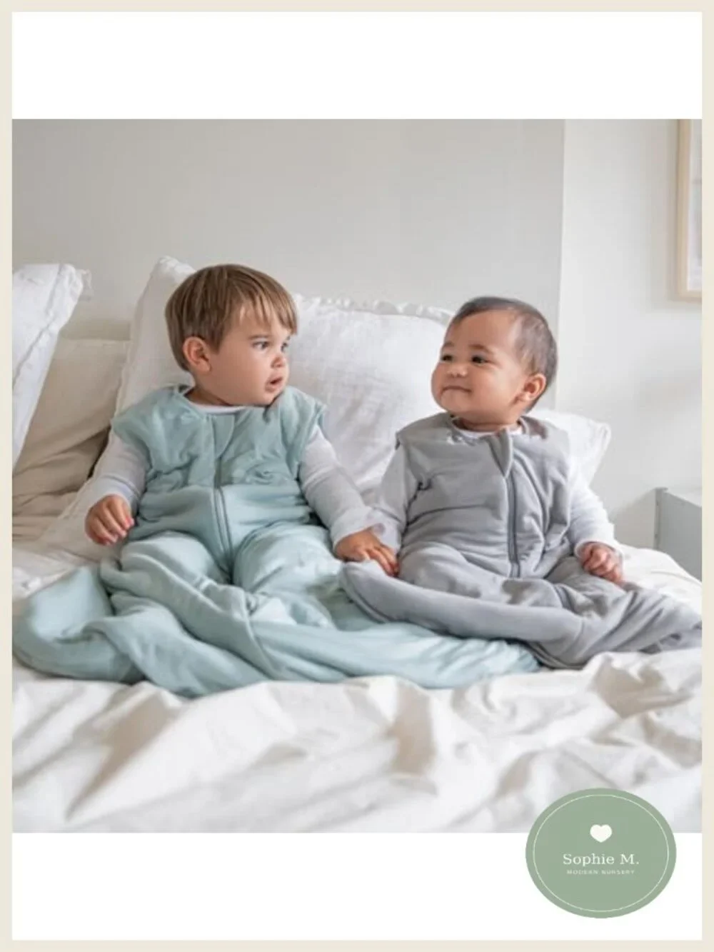 SuperSoft Bamboo Wearable Blanket 1.5 TOG Baby Sleep Sack Hip-Healthy Newborn